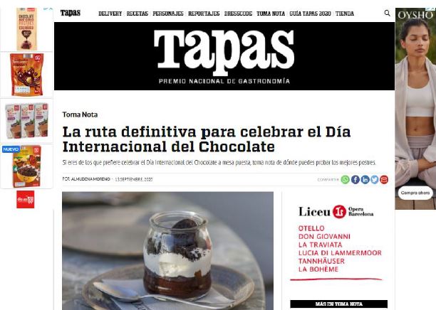 Tapas Magazine | Celebra el Día del Chocolate