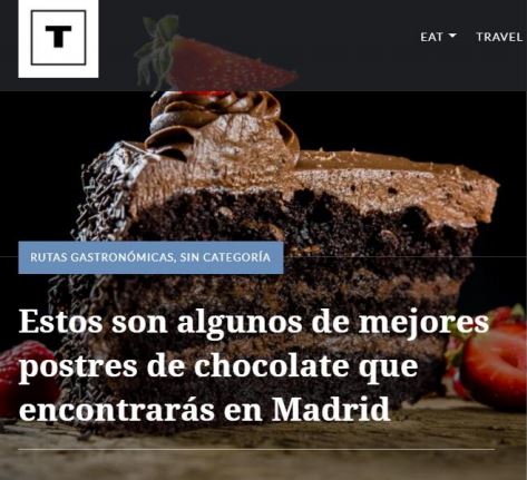 Tragourmet | Ruta de los mejores postres de chocolate de Madrid