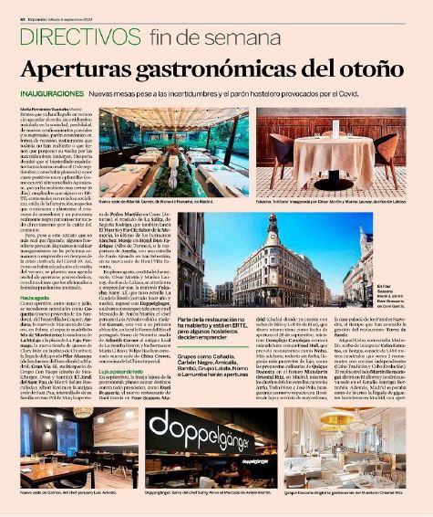 Expansión: aperturas gastronómicas 2020