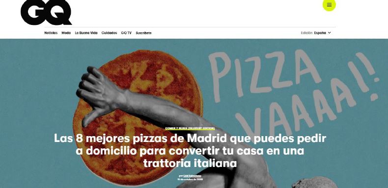 8 mejores pizzas de Madrid a domicilio – GQ