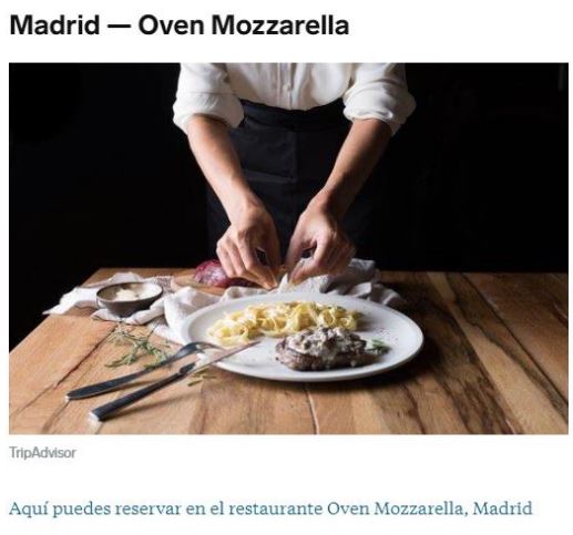 Mejor restaurante con envio a domicilio de Madrid