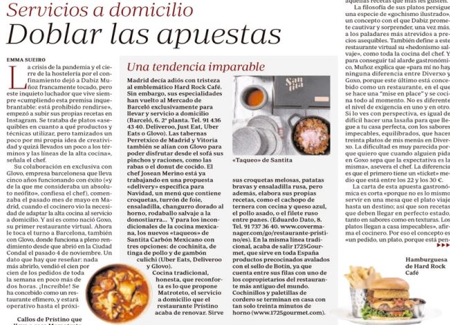 Taqueos de Santita en el diario ABC