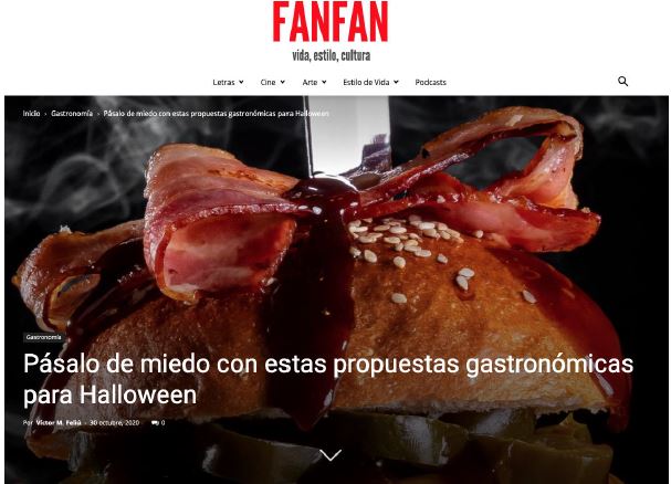 Propuestas gastronómicas para halloween