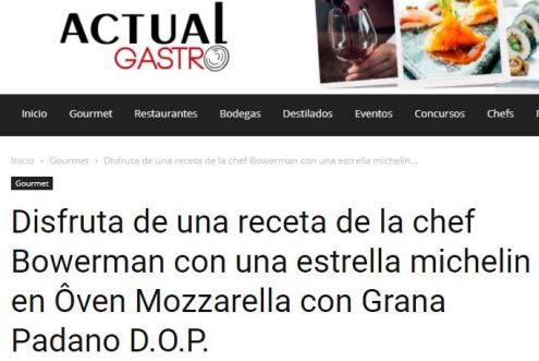 Receta Grana Padano de la chef Bowerman