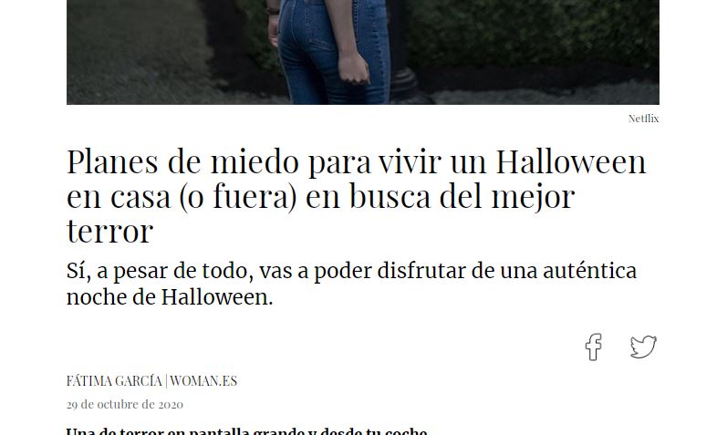 Planes terroríficos para Halloween: Woman