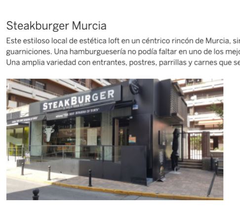 La Guia Go: restaurantes mejor valorados en Murcia 2020