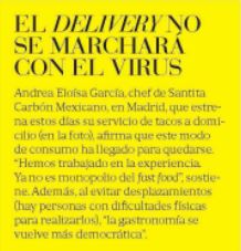 Delivery Santita – Buena Vida, El País