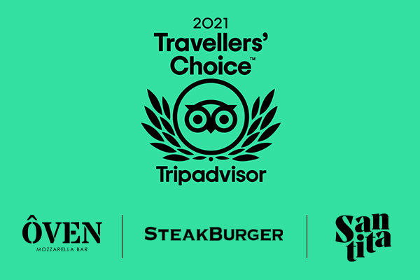 Premio TripAdvisor Travellers’ Choice Top 10% mejores restaurantes del mundo: