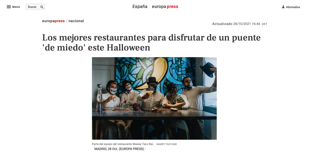 Vive un puente “de miedo” este Halloween en Santita