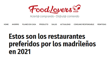 Ôven, uno de los restaurantes favoritos por los madrileños en 2021.