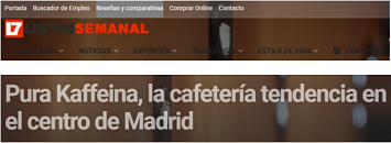 Nueva cafetería de moda de Madrid: Pura Kaffeina.