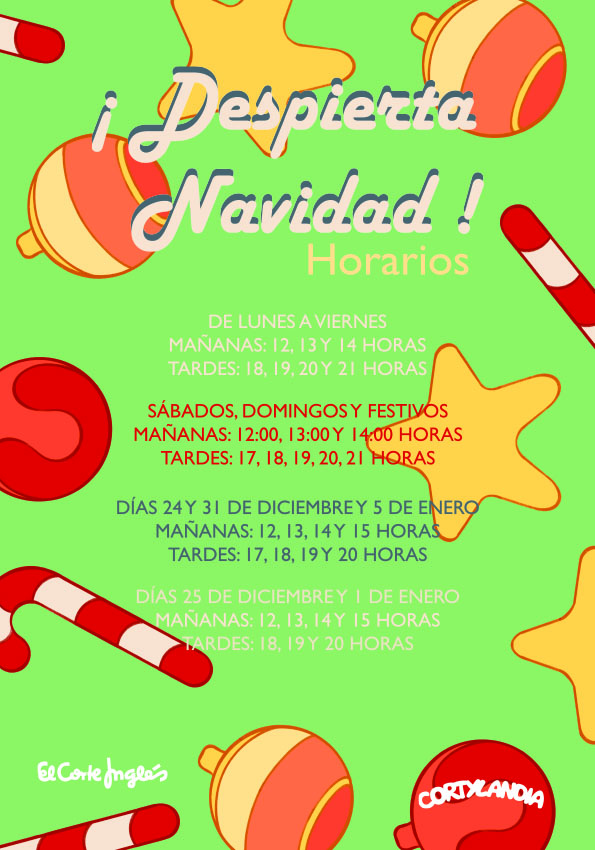 Horario Cortylandia 2022 Horario Cortylandia 2022
