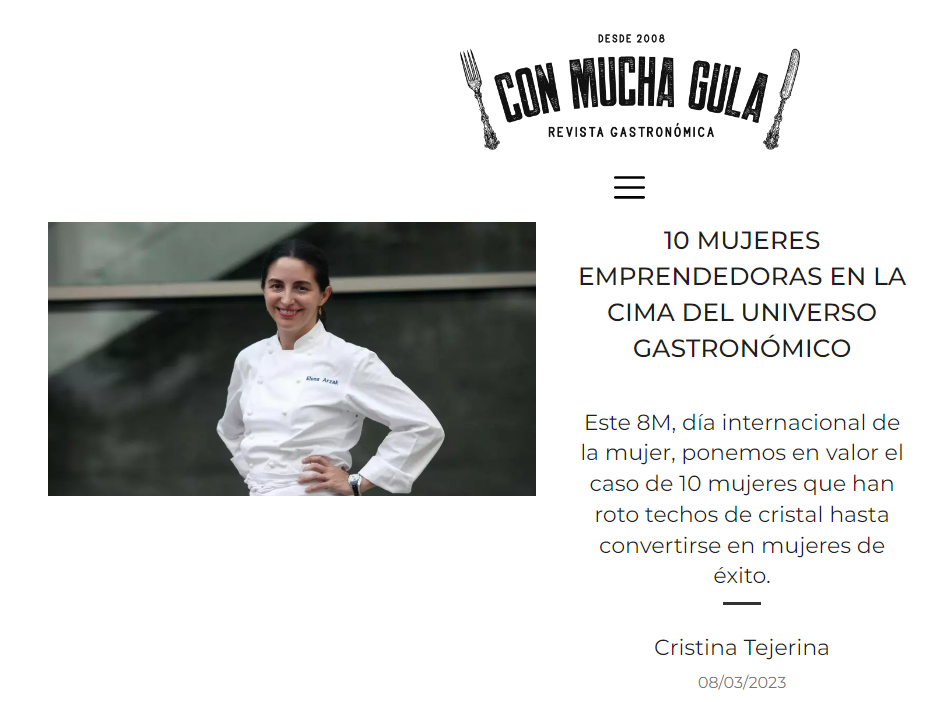 10 mujeres emprendedoras en la cima del universo gastronómico