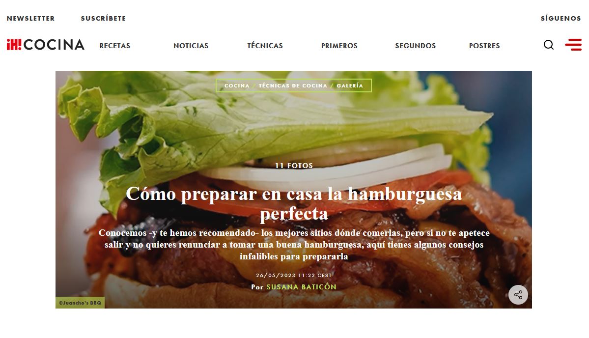 Cómo preparar en casa la hamburguesa perfecta