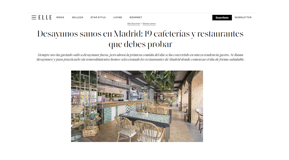 Desayunos sanos en Madrid: 19 cafeterías y restaurantes que debes probar