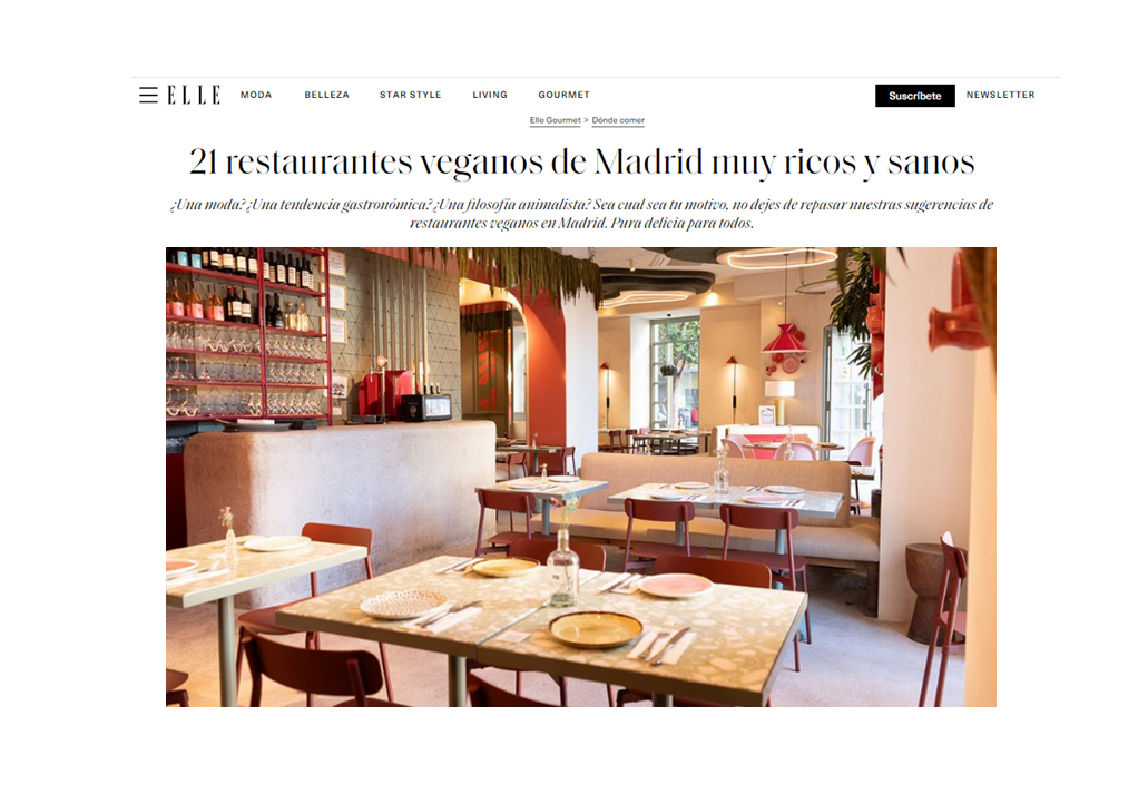 21 restaurantes veganos de Madrid muy ricos y sanos
