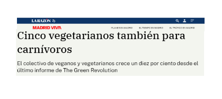 Cinco vegetarianos también para carnívoros